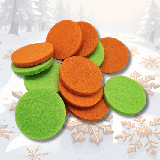 Caramel Snowflake Hoover Discs