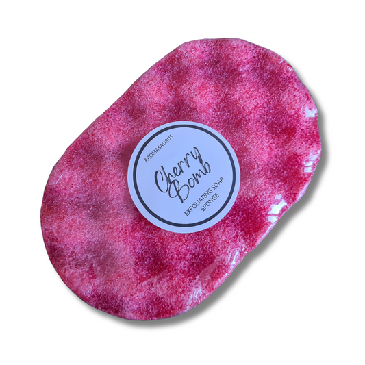 Cherry Exfoliating Soap Sponges