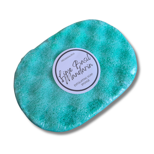 Lime Basil & Mandarin Exfoliating Soap Sponge