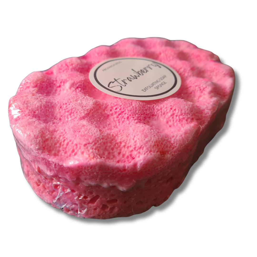 Strawberry Exfoliating Soap Sponge